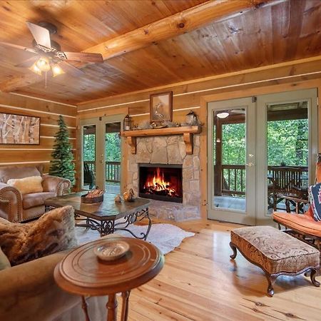 Waterfront Mountain Cabin With Hot Tub Villa Blue Ridge Bagian luar foto