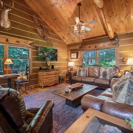 Waterfront Mountain Cabin With Hot Tub Villa Blue Ridge Bagian luar foto