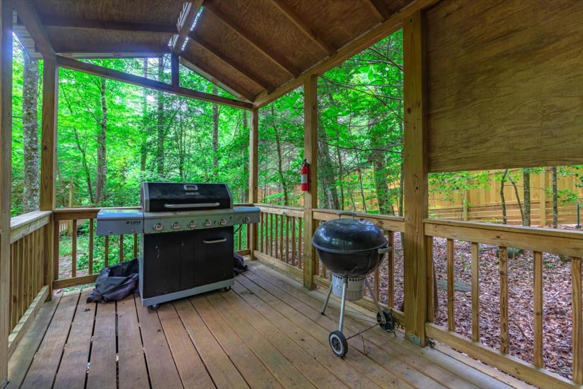 Waterfront Mountain Cabin With Hot Tub Villa Blue Ridge Bagian luar foto