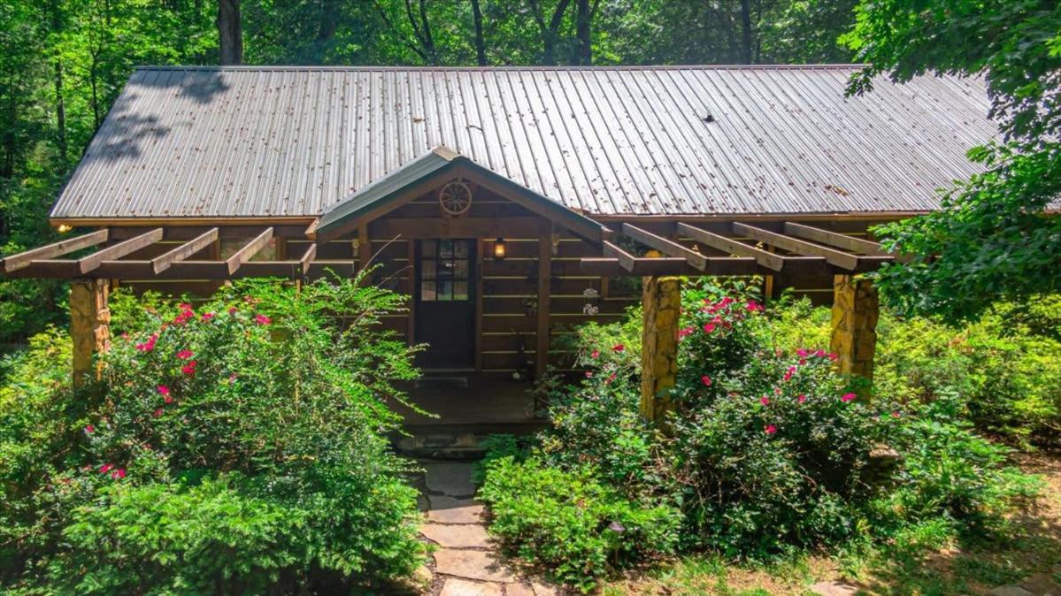Waterfront Mountain Cabin With Hot Tub Villa Blue Ridge Bagian luar foto