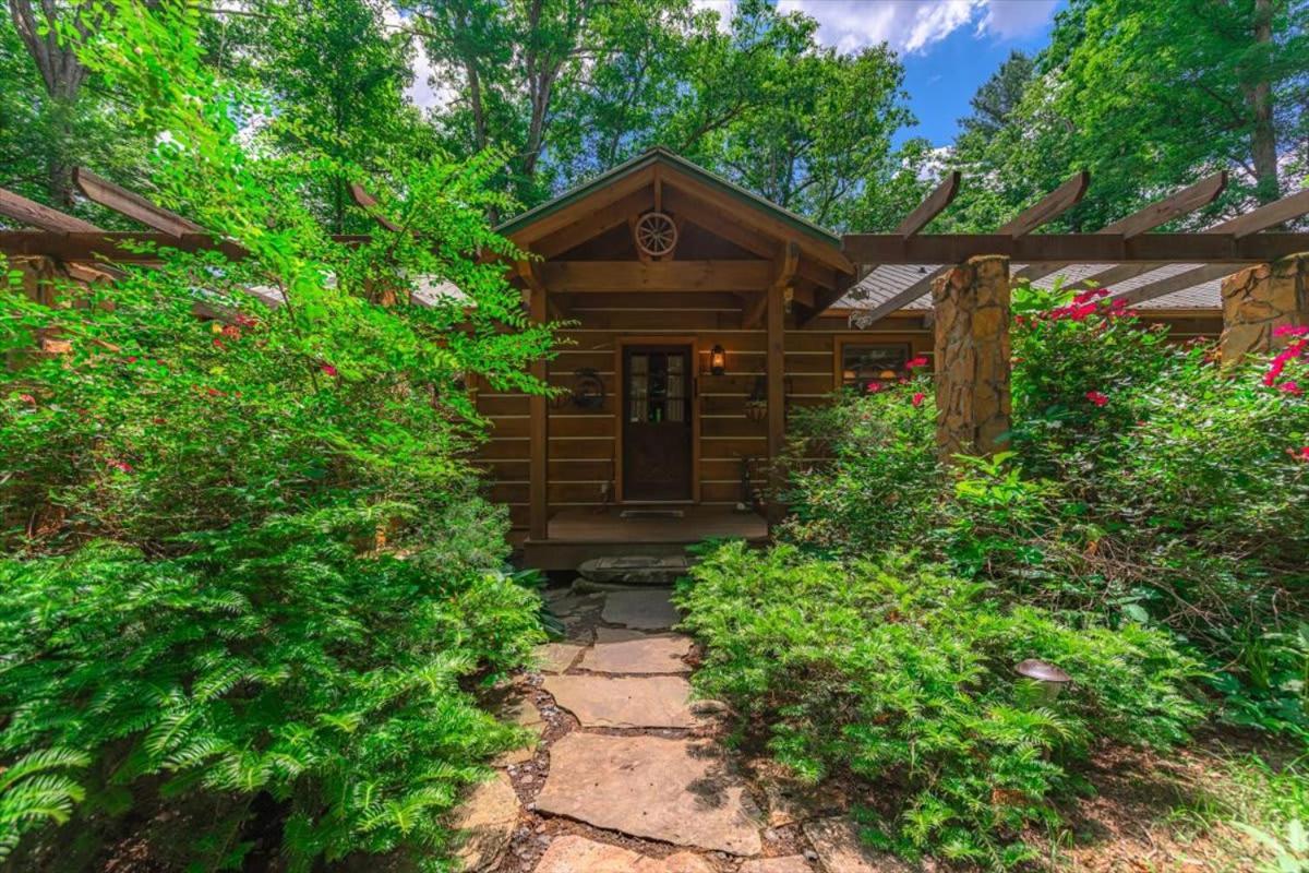 Waterfront Mountain Cabin With Hot Tub Villa Blue Ridge Bagian luar foto